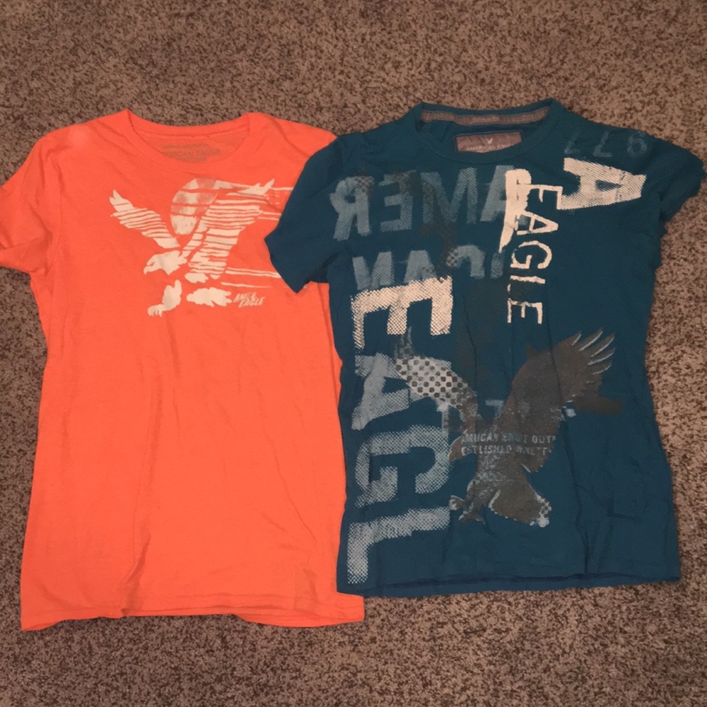 Two american eagle shirts small
